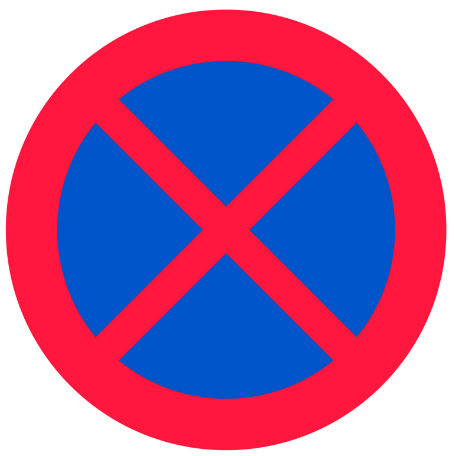 Trafikskyltar | Förbud mot att stanna och parkera fordon