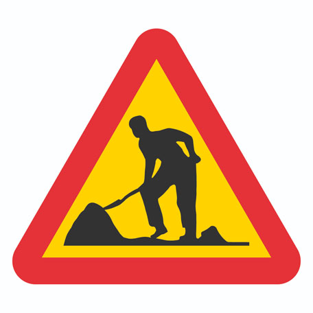 Varningsskyltar | Varning för vägarbete