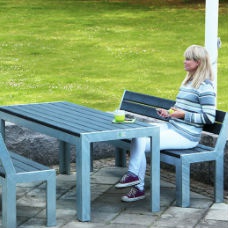 Picknickbord & Parkbord | Opal bord med 2 bänkar med ryggstöd