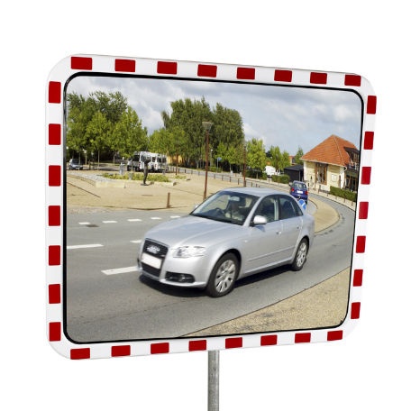Trafikspeglar | Fyrkanting trafikspegel 40 x 60 cm i akryl med reflexer