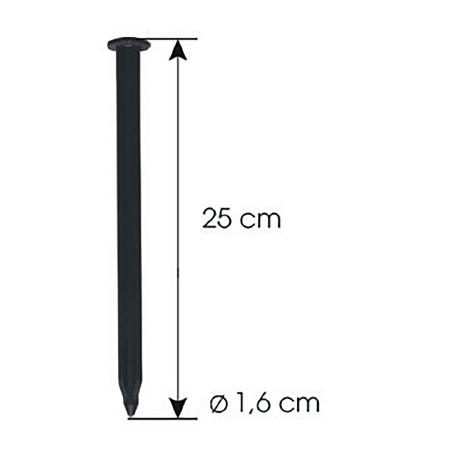 Rabattkanter & Trädringar | GardenEdge Ankarspik plast 1,6x25 cm