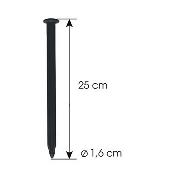 Rabattkanter & Trädringar | GardenEdge Ankarspik plast 1,6x25 cm